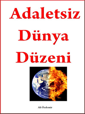 cover image of ADALETSİZ DÜNYA DÜZENİ